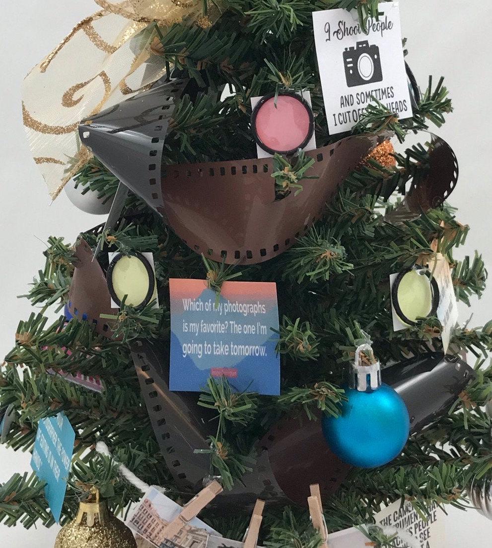 Photography / Photographer Themed 18" Christmas Tree