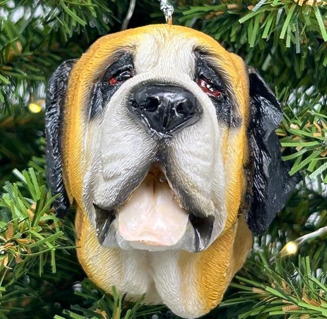 Saint Bernard Ornament / St. Bernard Dog Ornament