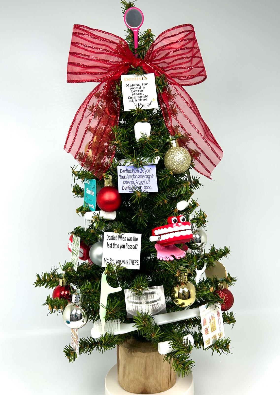 Dental / Dentist Themed 18" Christmas Tree