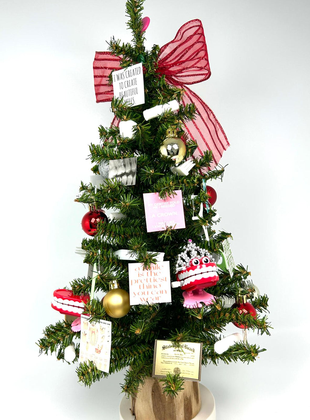 Dental / Dentist Themed 18" Christmas Tree