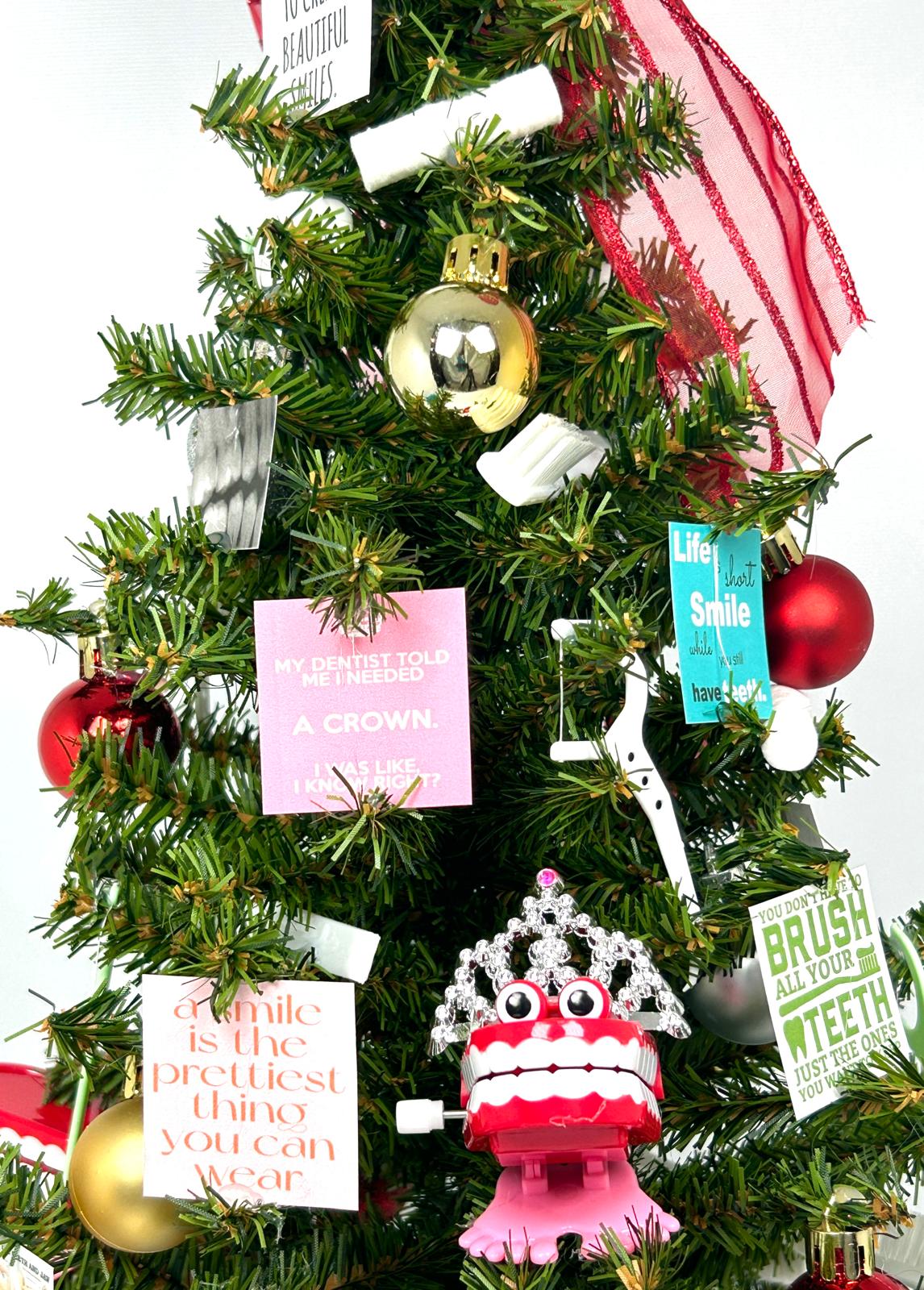 Dental / Dentist Themed 18" Christmas Tree