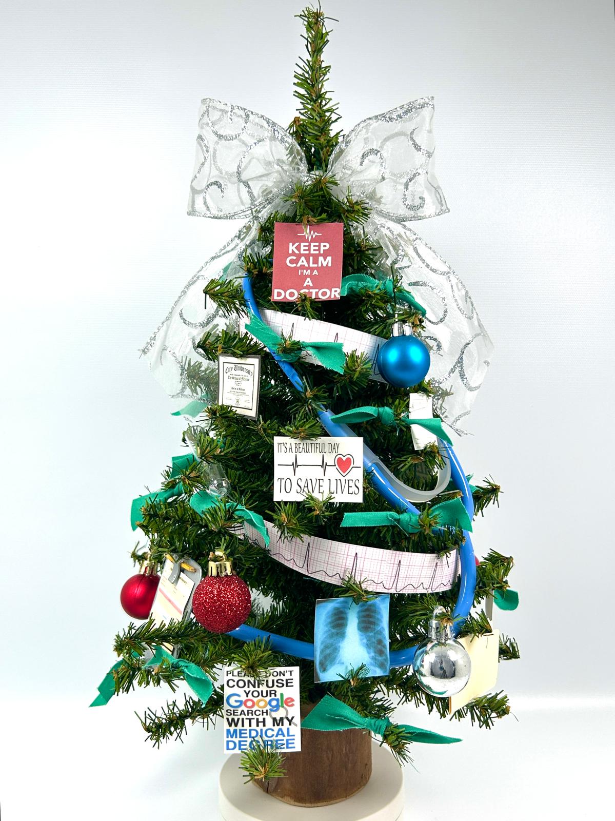 Doctor / Primary Care Physician 18" Themed Christmas Tree