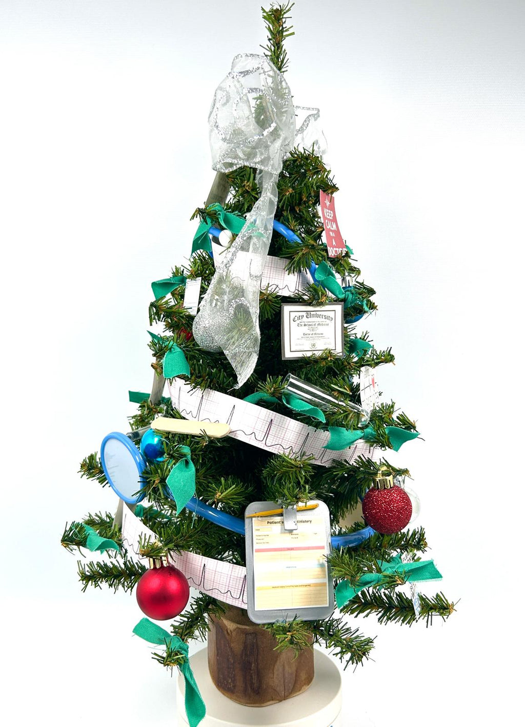Doctor / Primary Care Physician 18" Themed Christmas Tree