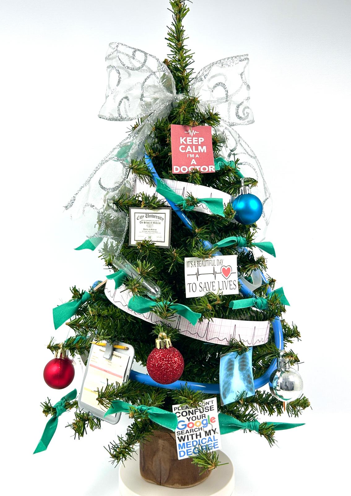 Doctor / Primary Care Physician 18" Themed Christmas Tree