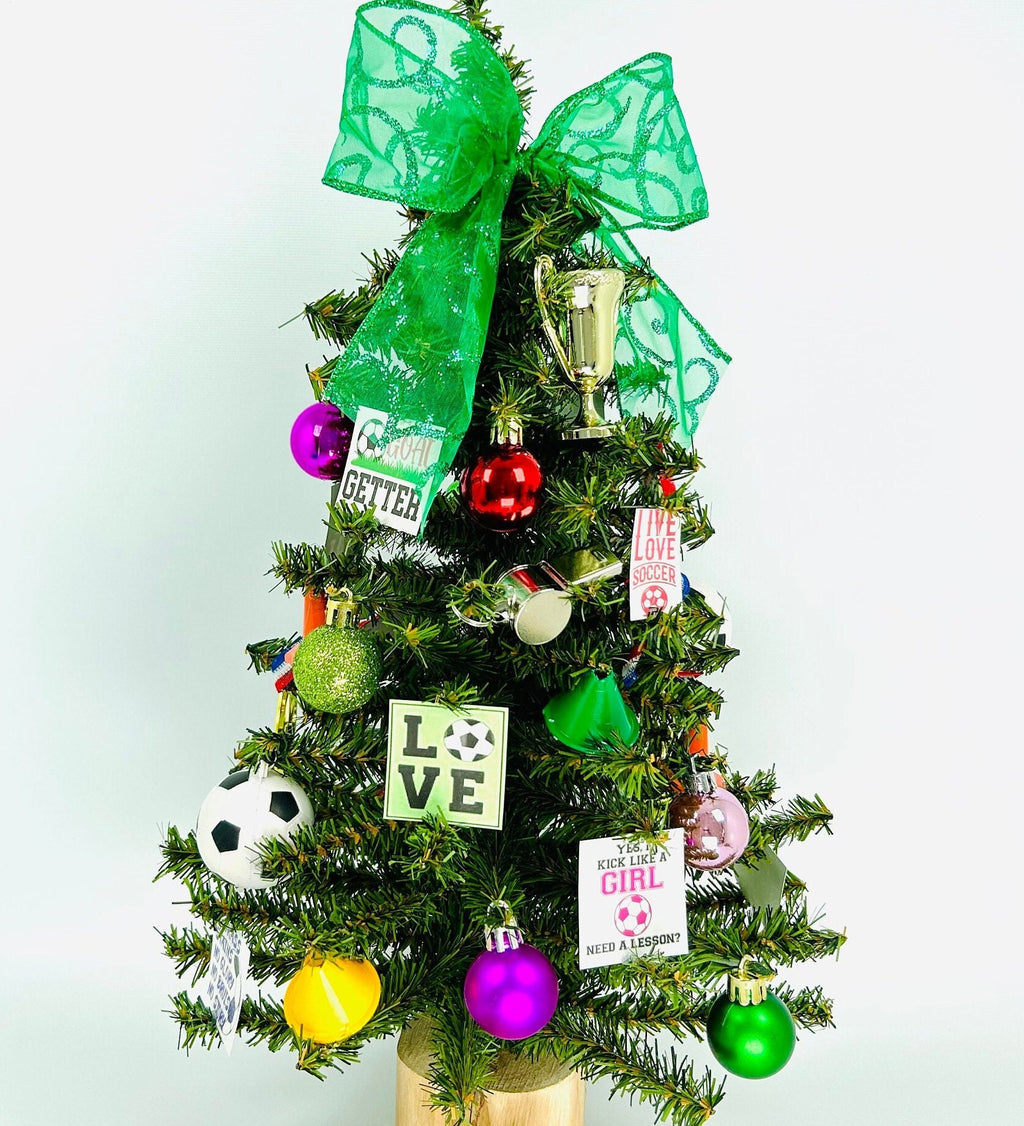 Soccer / Girls' Soccer 18" Themed Christmas Tree