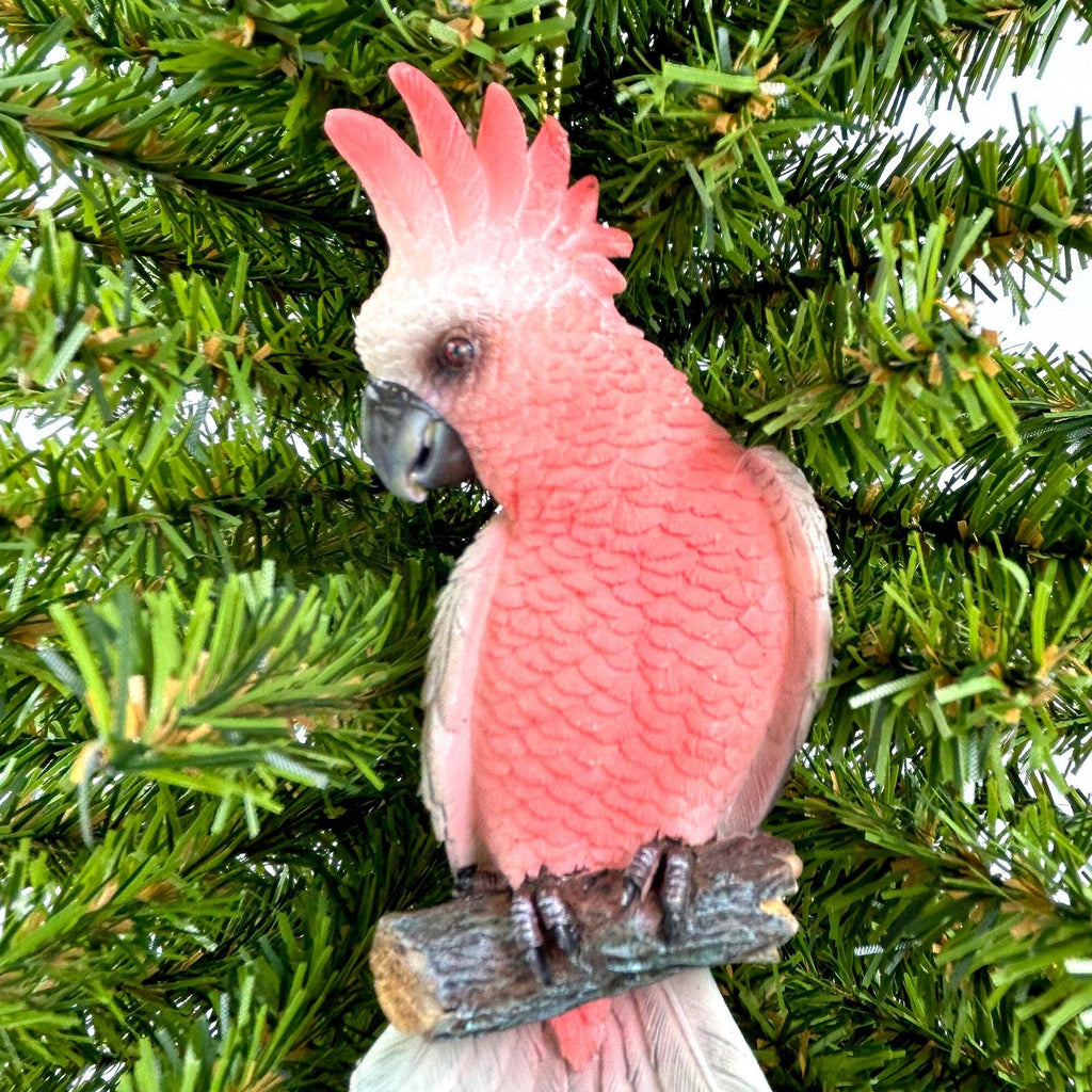 Pink Cockatoo Ornament