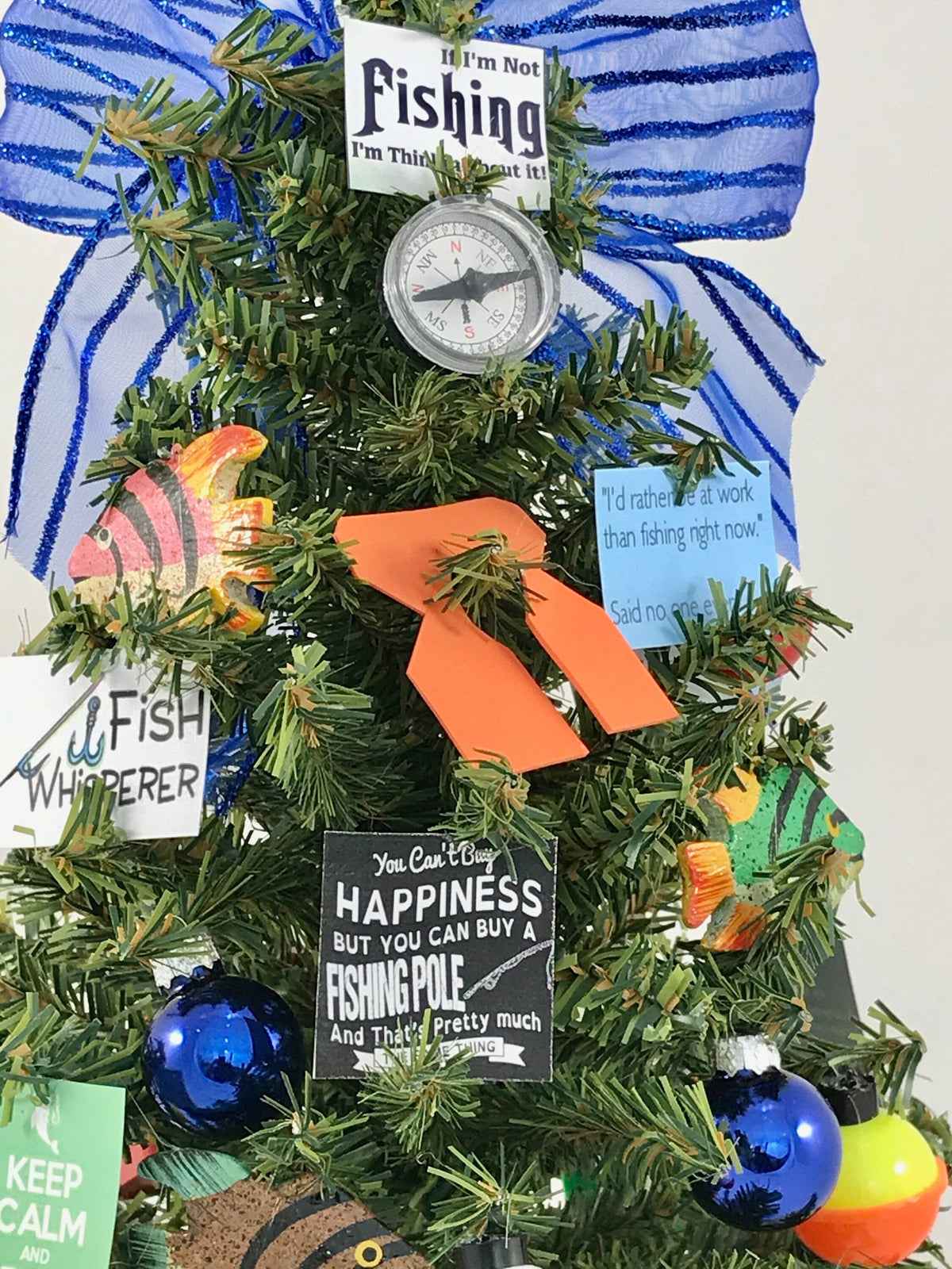 Fishing Themed 18" Christmas Tree