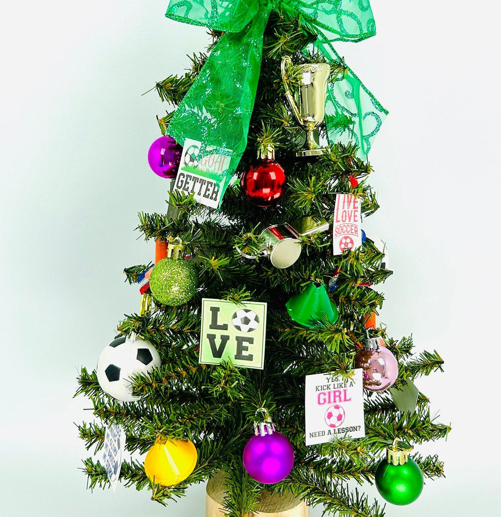 Soccer / Girls' Soccer 18" Themed Christmas Tree