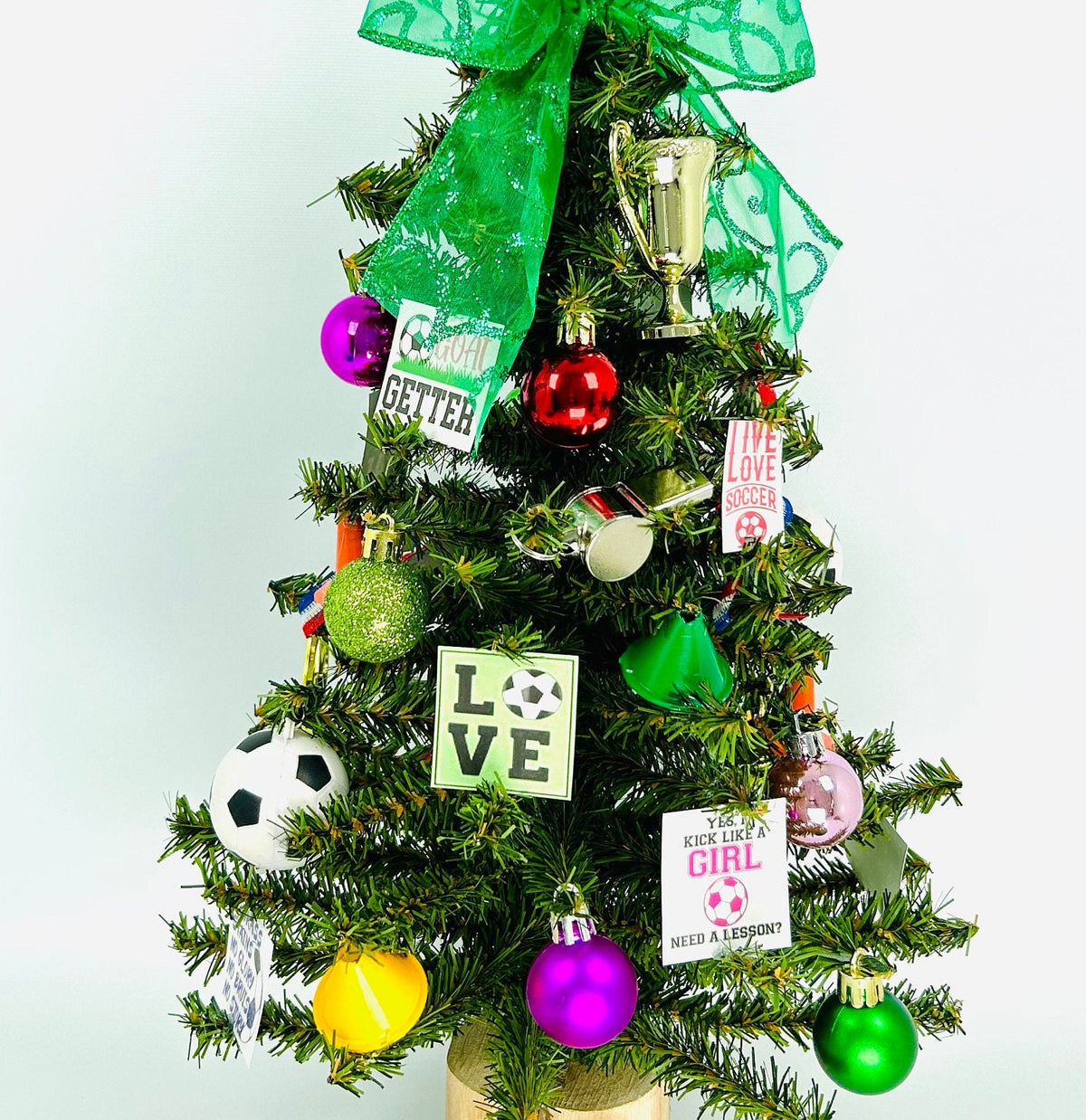 Soccer / Girls' Soccer 18" Themed Christmas Tree