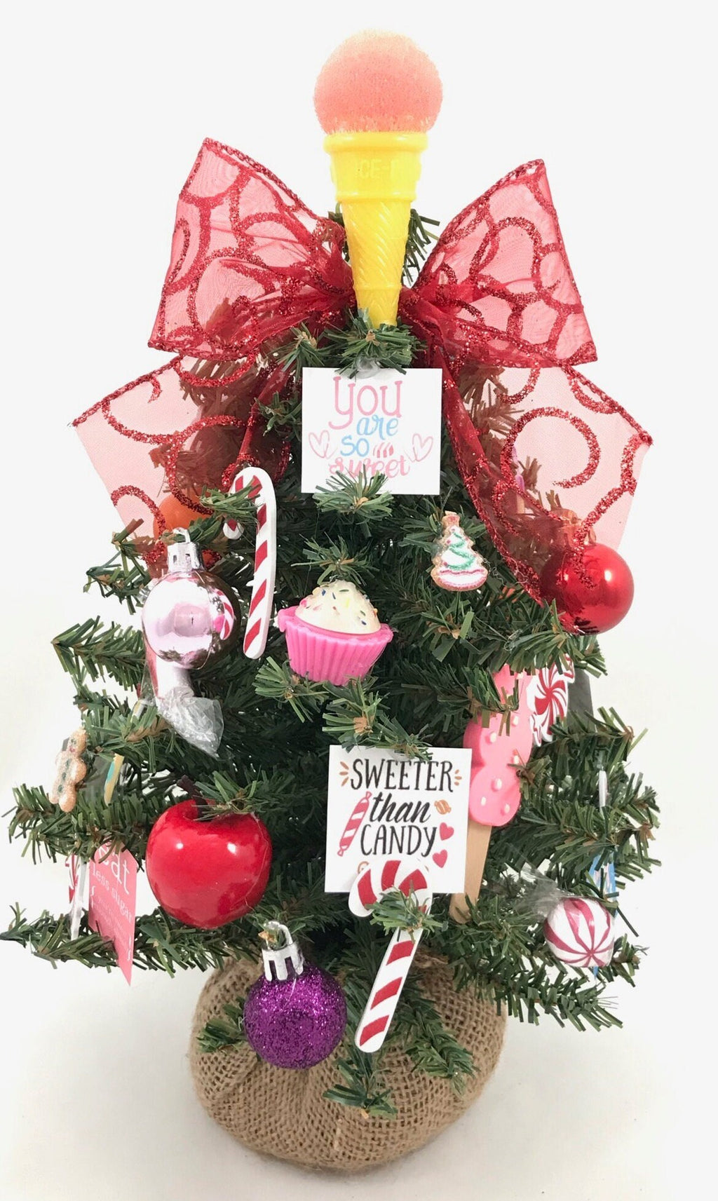 Sweet / Candy Themed 15" Christmas Tree