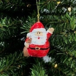 Miniature Santa Claus Ornament