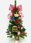 England / English Themed 18" Christmas Tree