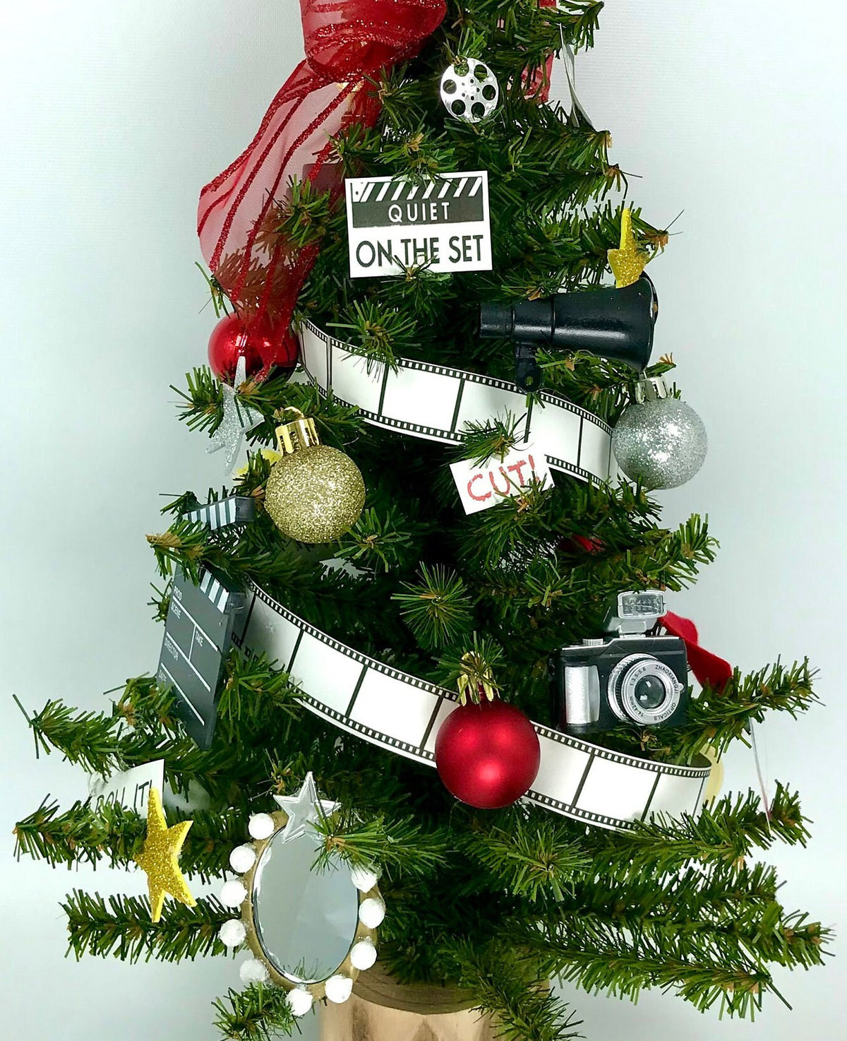 Hollywood / Movies / Film Themed 18" Christmas Tree