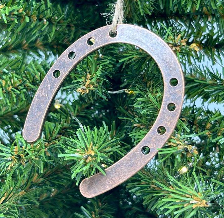 Metal Horseshoe Ornament