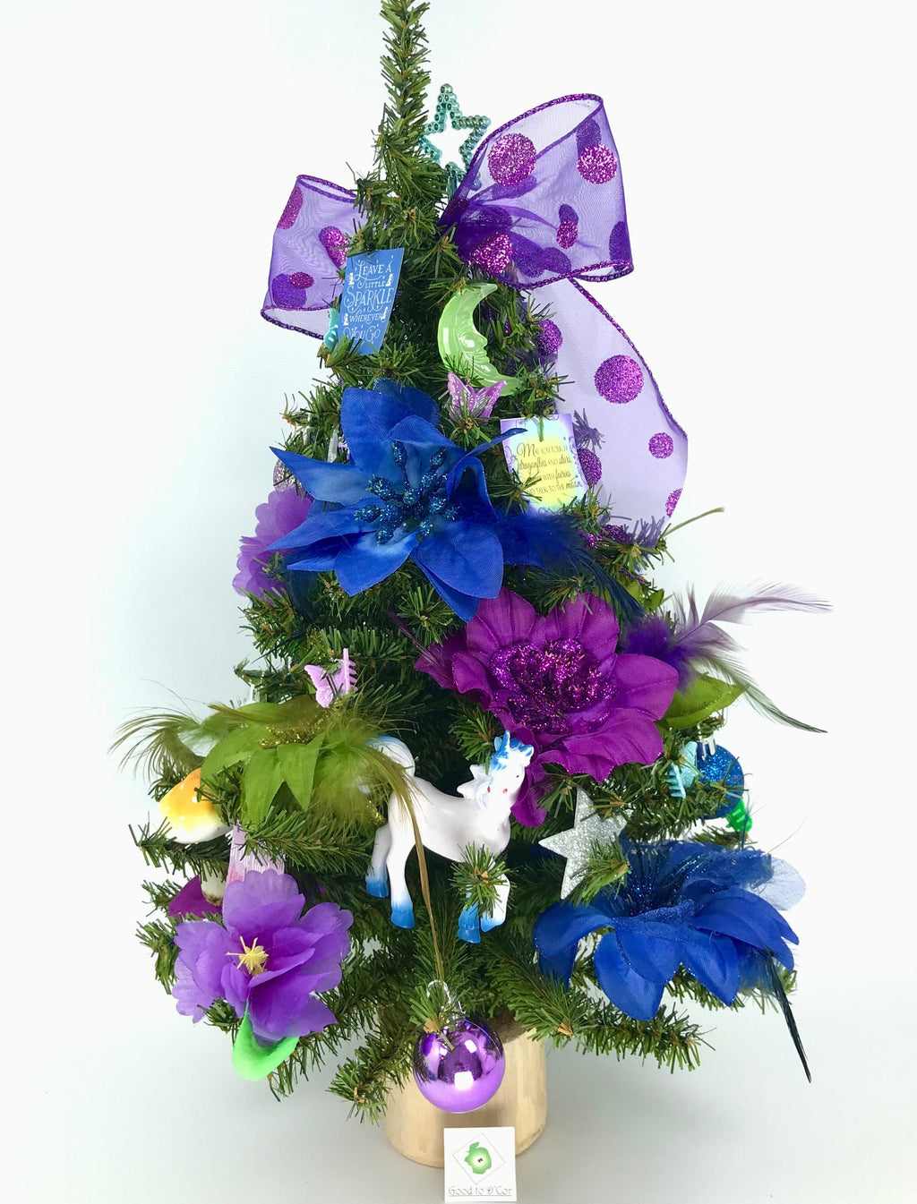 Fairies / Fairy Garden / Unicorn Themed 18" Christmas Tree
