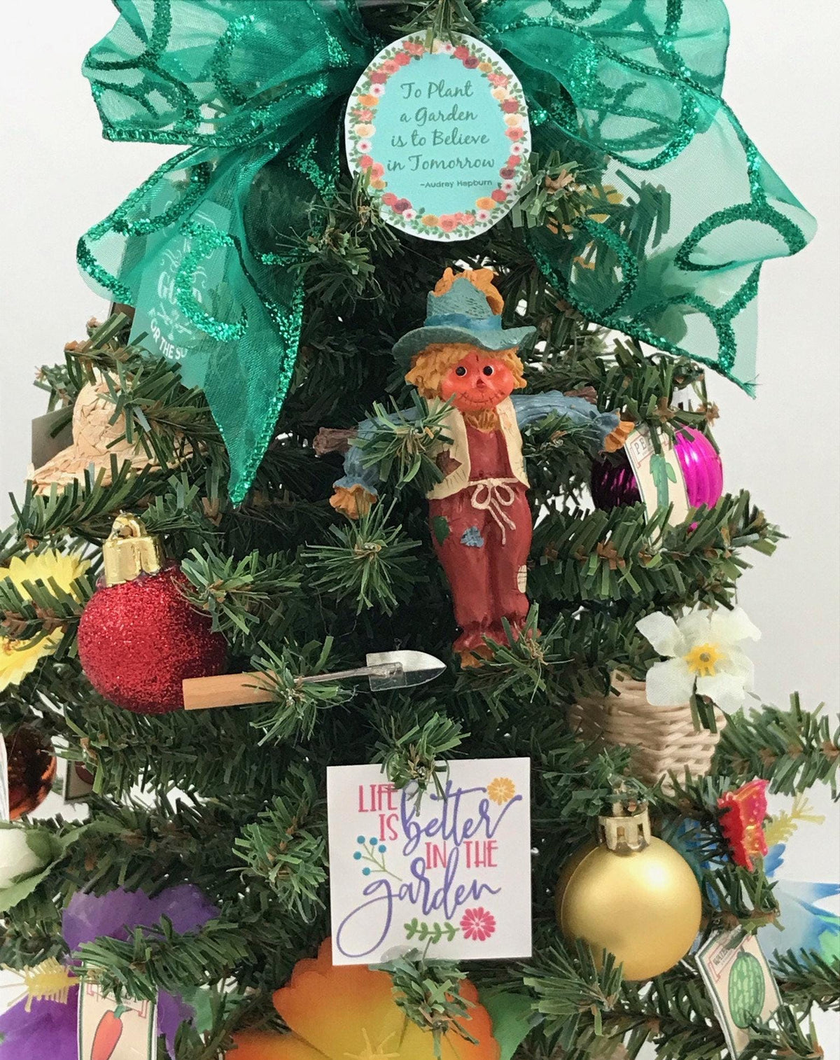Gardening / Gardener Themed 18" Christmas Tree