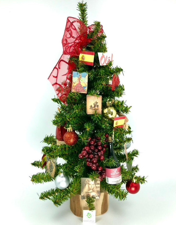 Spain / Spanish Themed 18" Christmas Tree