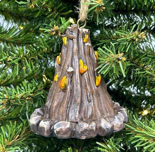 Campfire with Stones and Flames Ornament