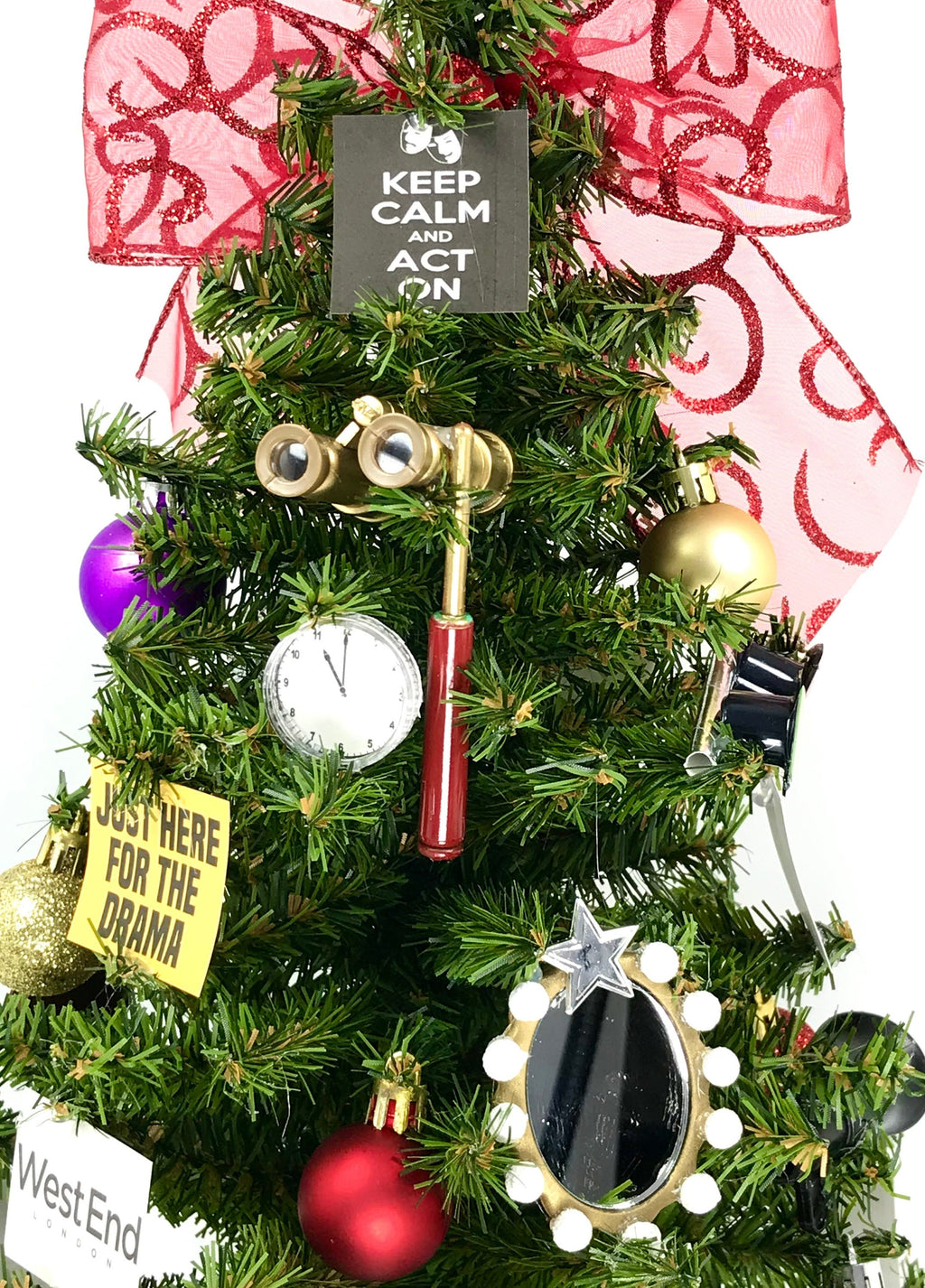 Drama / Acting  Themed 18" Christmas Tree