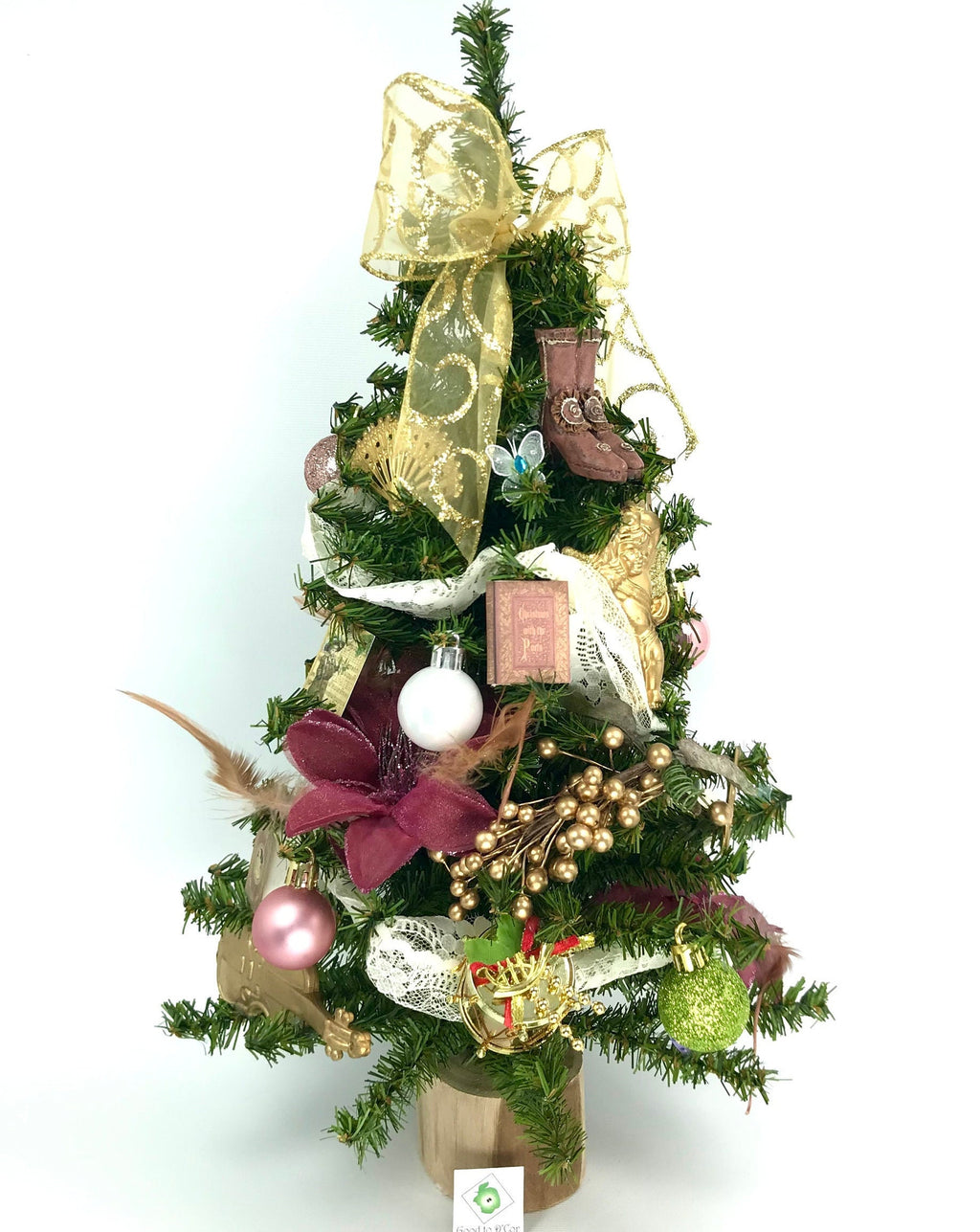 Victorian Themed 18" Christmas Tree