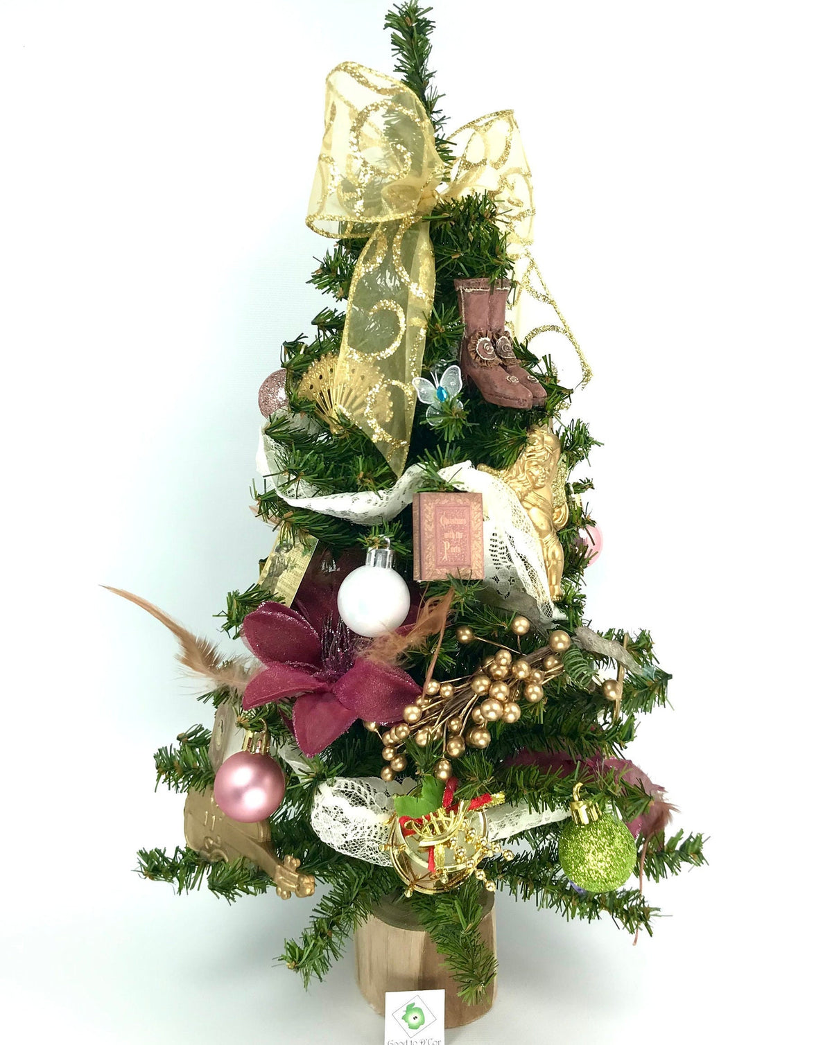 Victorian Themed 18" Christmas Tree