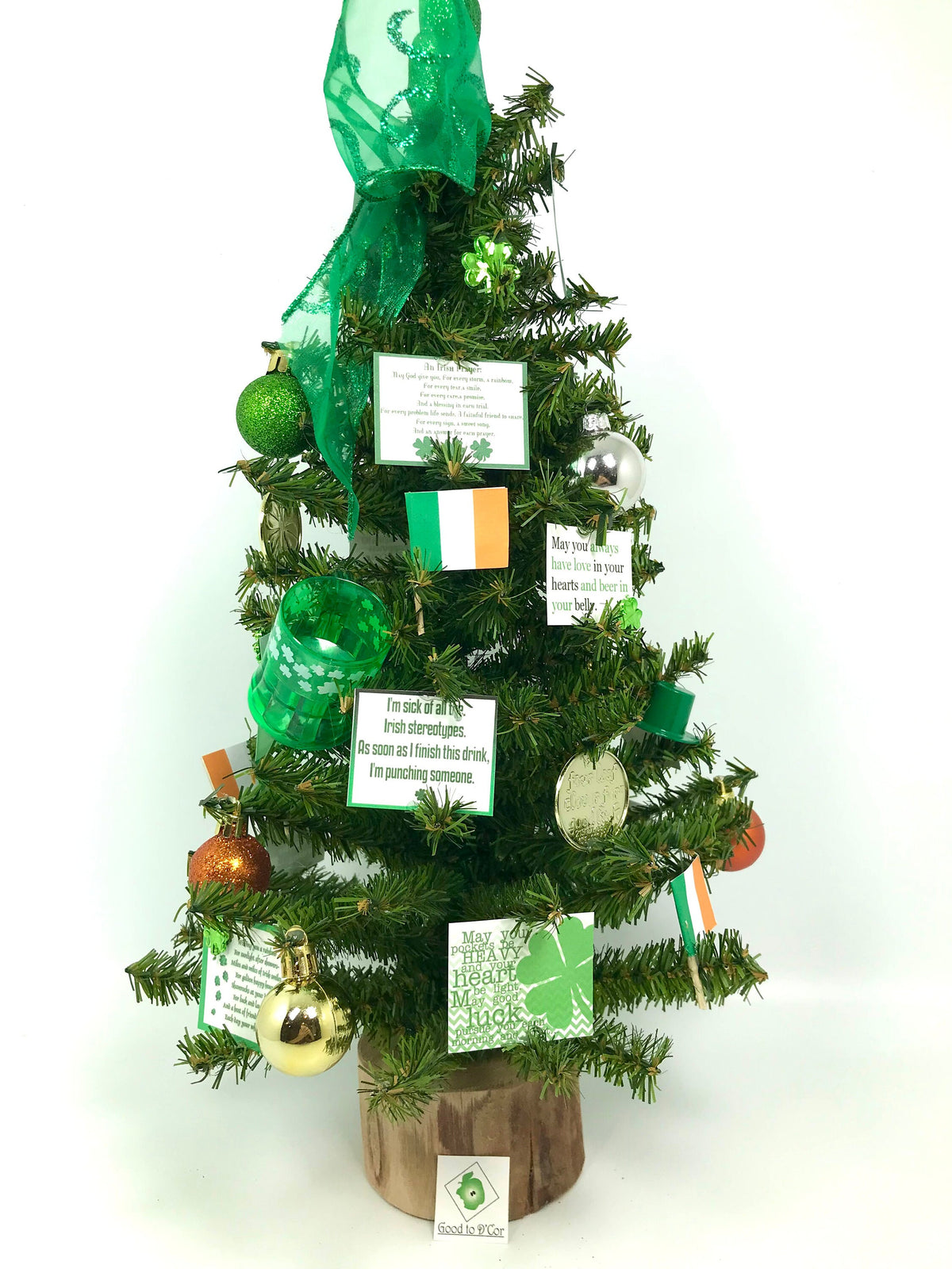 Ireland / Irish Themed 18" Christmas Tree