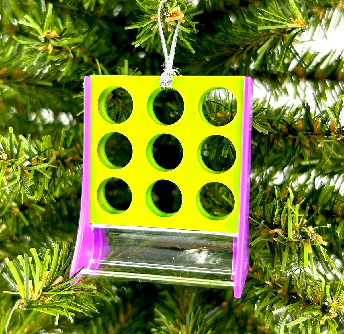 Connect 3 Game Ornament (3 colors available)