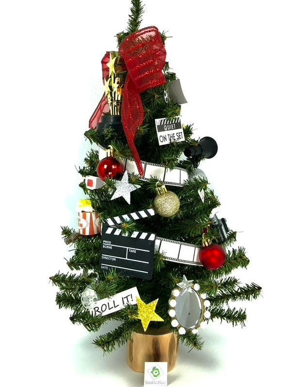 Hollywood / Movies / Film Themed 18" Christmas Tree