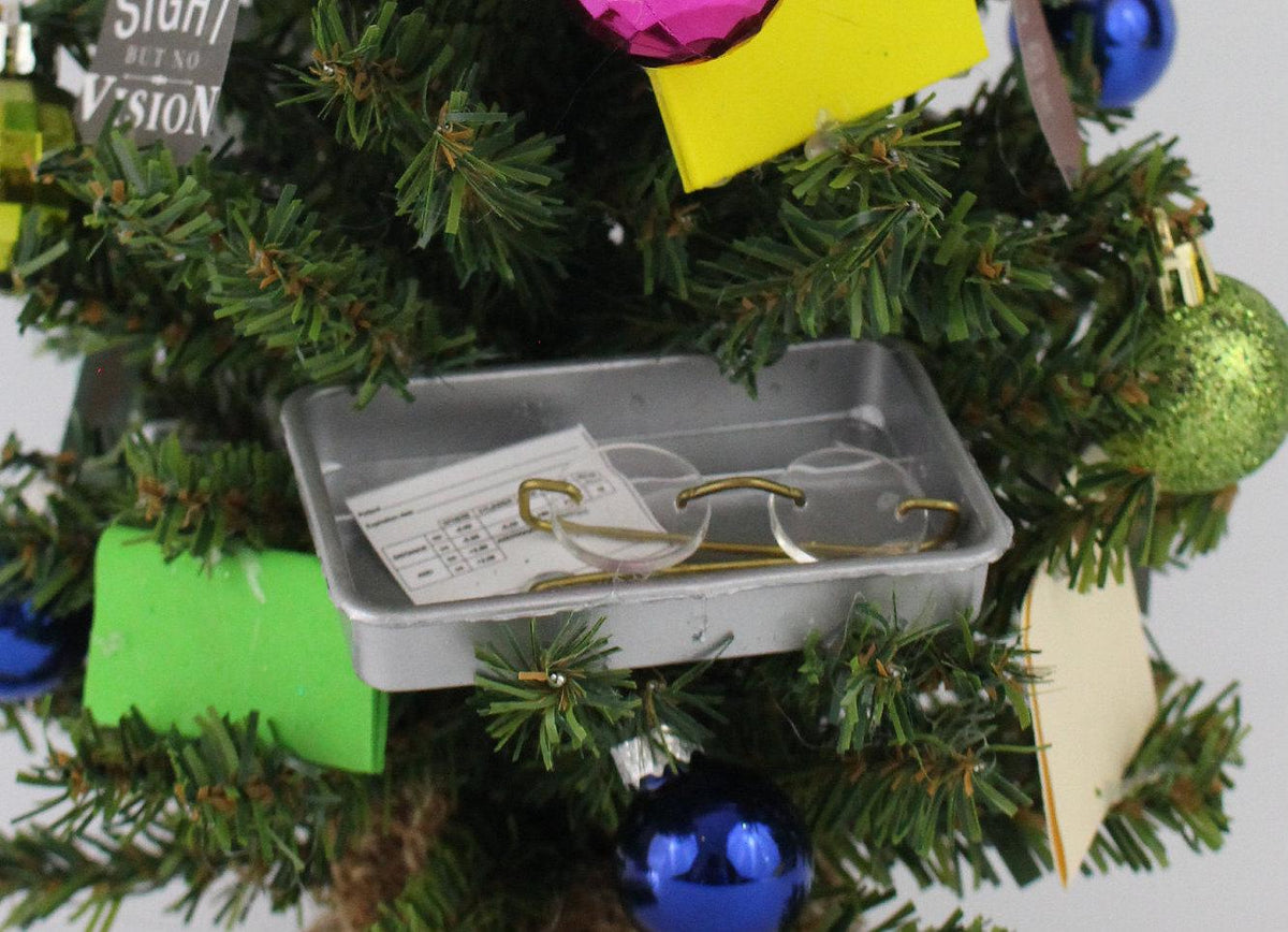 Optical / Optician Themed 18" Christmas Tree