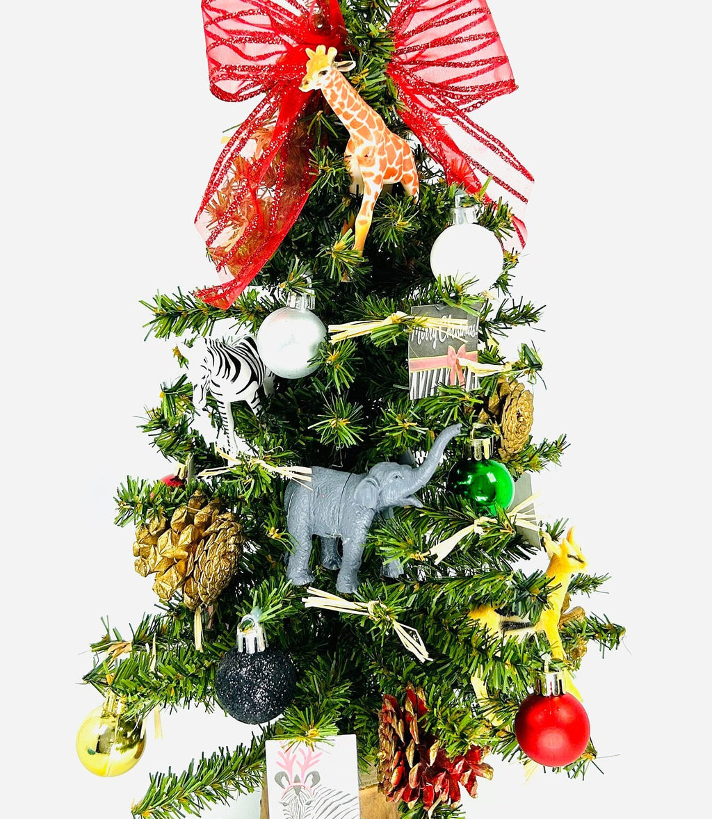 Wild Christmas / Wild Animals / Jungle Themed 18" Christmas Tree