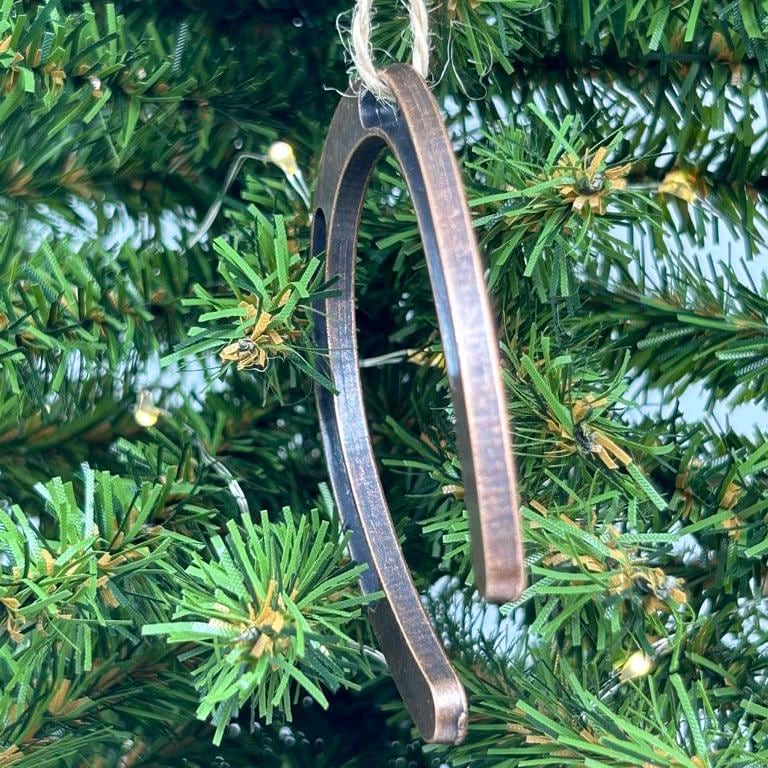 Metal Horseshoe Ornament