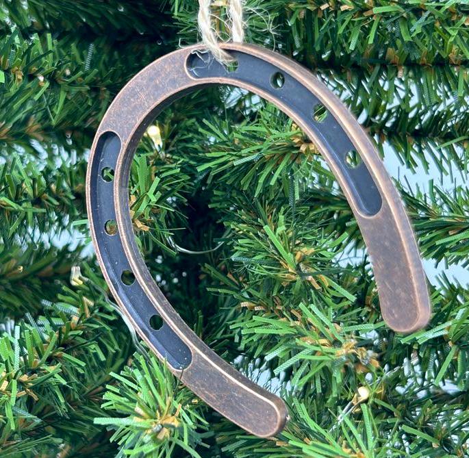Metal Horseshoe Ornament