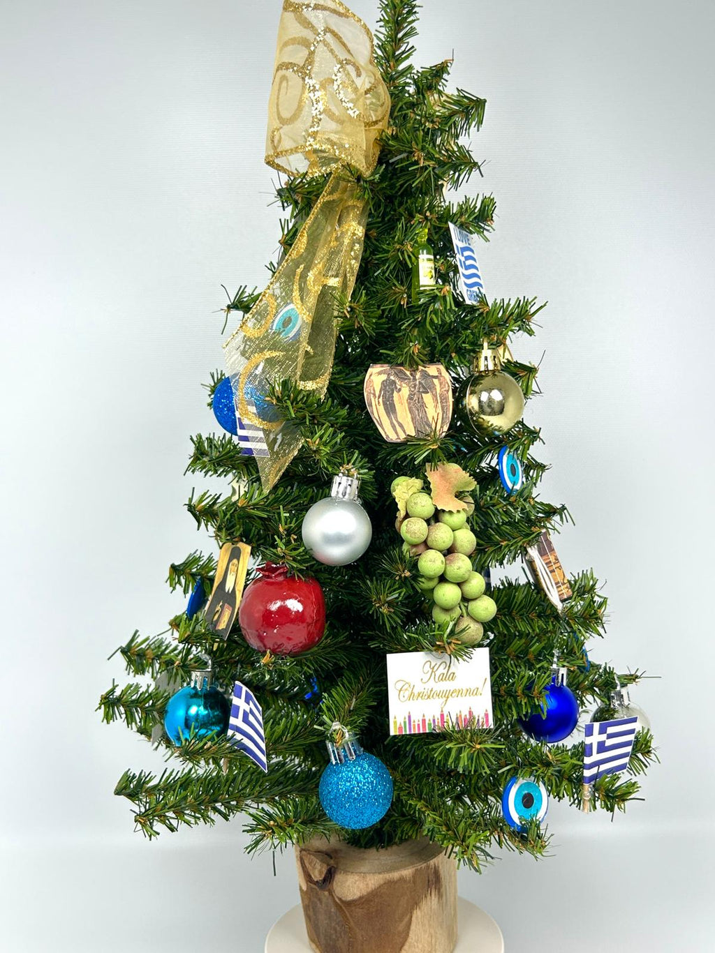 Greece / Greek Themed 18" Christmas Tree