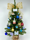 Greece / Greek Themed 18" Christmas Tree