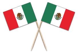 Mexican Flag Toothpicks