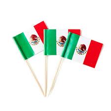 Mexican Flag Toothpicks