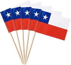 Chile Flag Toothpicks