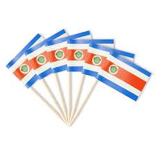Costa Rica Flag Toothpicks