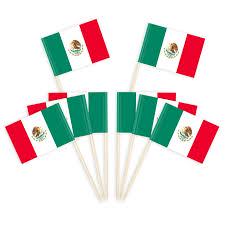 Mexican Flag Toothpicks