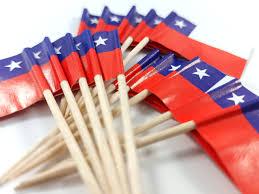 Chile Flag Toothpicks