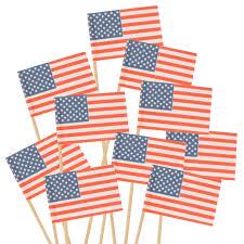 American Flag Toothpick