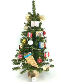 Peru / Peruvian Themed 18" Christmas Tree