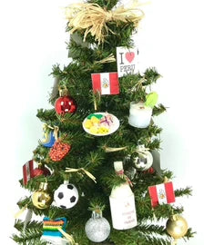 Peru / Peruvian Themed 18" Christmas Tree