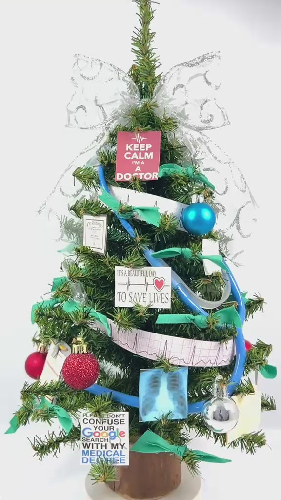 Doctor / Primary Care Physician 18" Themed Christmas Tree