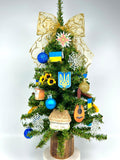 Ukraine / Ukrainian Themed 18" Christmas Tree