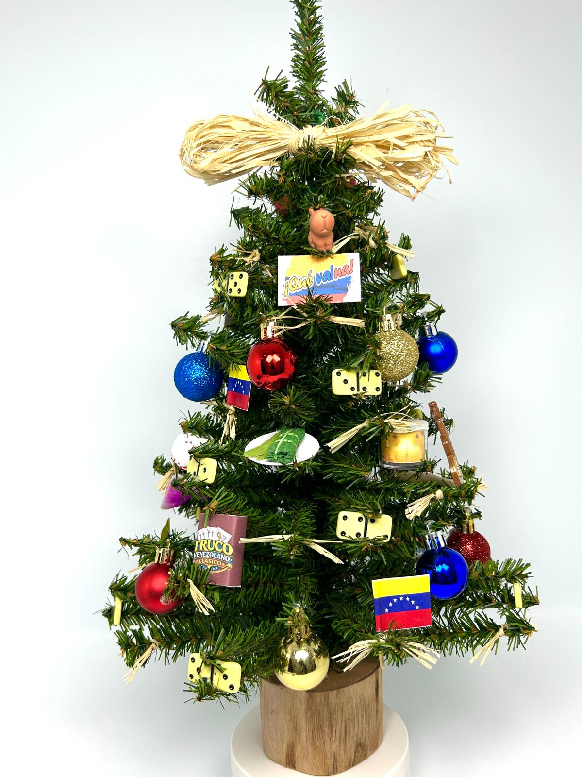 Venezuela/ Venezuelan Themed 18" Christmas Tree