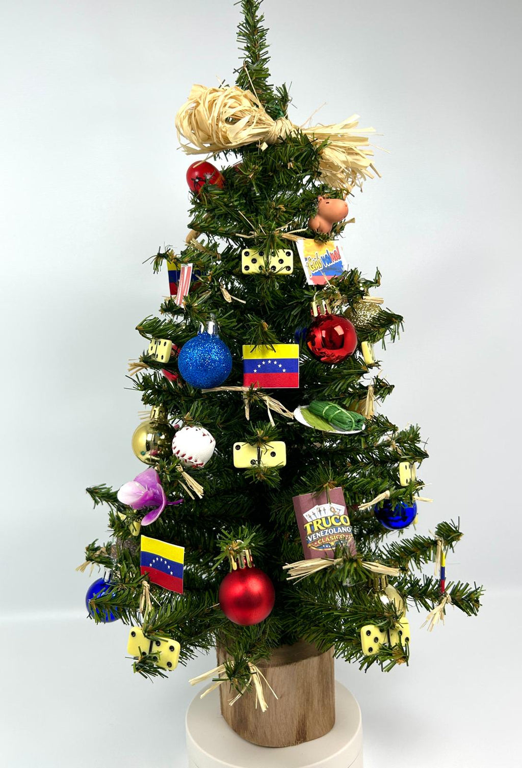 Venezuela/ Venezuelan Themed 18" Christmas Tree