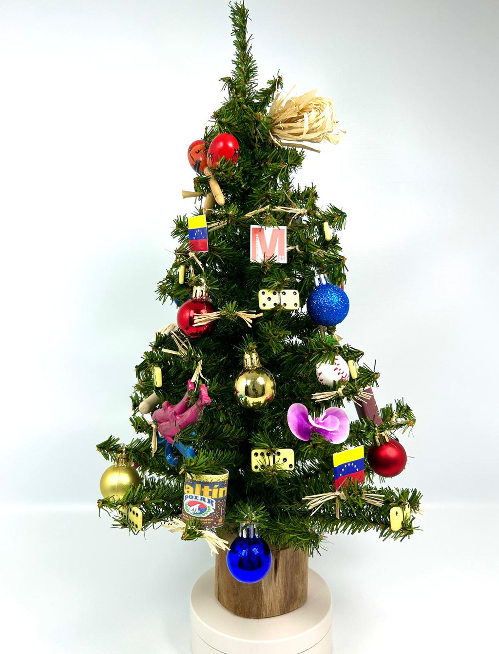 Venezuela/ Venezuelan Themed 18" Christmas Tree
