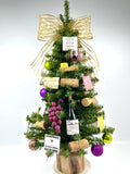 Wine / Wine Lover Themed 18" Christmas Tree